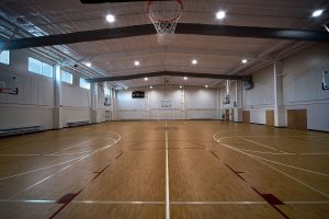 Interior photo of Hartfield Academy gym