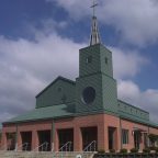 Exterior photo of Holy Family baptism