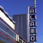 Exterior photo of Alamo Theater signage