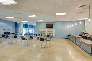 Interior photo of Pinelake Church in Madison coffee shop