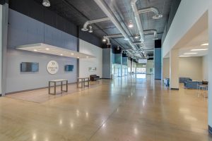 Interior photo of Pinelake Church in Madison lobby