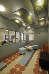 Interior photo of Merit Health Madison waiting room
