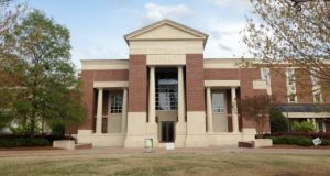 Exterior photo of John D. Williams Library