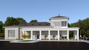 Exterior photo of Beavers Pediatric Dentistry rendering