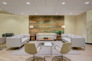 Interior photo of Pinelake Reservoir team room