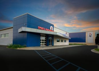 Exterior photo of MS Sports Medicine with signage