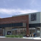 Exterior photo of Mississippi Native American Museum rendering