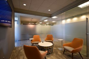 Interior view of Trustmark Brandon lounge area