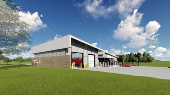 Photo of Fire Station 20 rendering