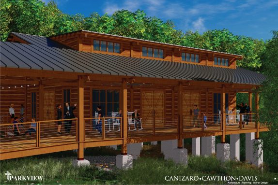 Exterior of Front of Parkview Church Rendering