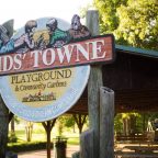 Photo of Kids' Towne Playground signage