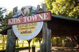 Photo of Kids' Towne Playground signage