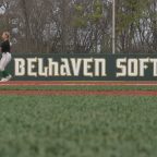 Photo of Belhaven softball signage