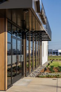 Exterior view at bank