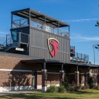 Photo of the Stands and Restrooms