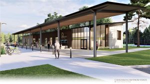 Exterior Rendering at Entry