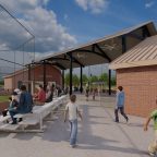 Rendering of Pavilions, and Stands